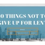40 Things NOT to Give up for Lent: 24.Grace