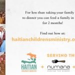 For less than taking your family to dinner, you can feed a family in Haiti for 2 months.