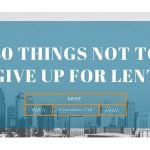 40 Things NOT to Give up for Lent: 39.Grief
